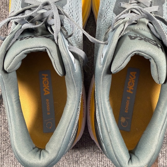 Hoka One One Bondi 8 Mens 14D Running Shoes Gym Walking 1123202-GBMS - Picture 8 of 9